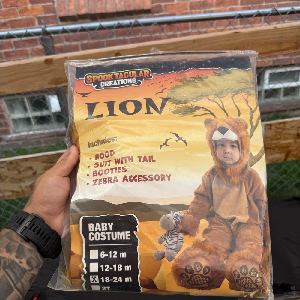 Spooktacular Creations Lion Baby Costume - Brown